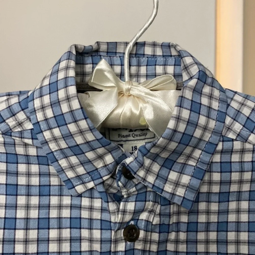 The Children’s Place Plaid Button Down 18M